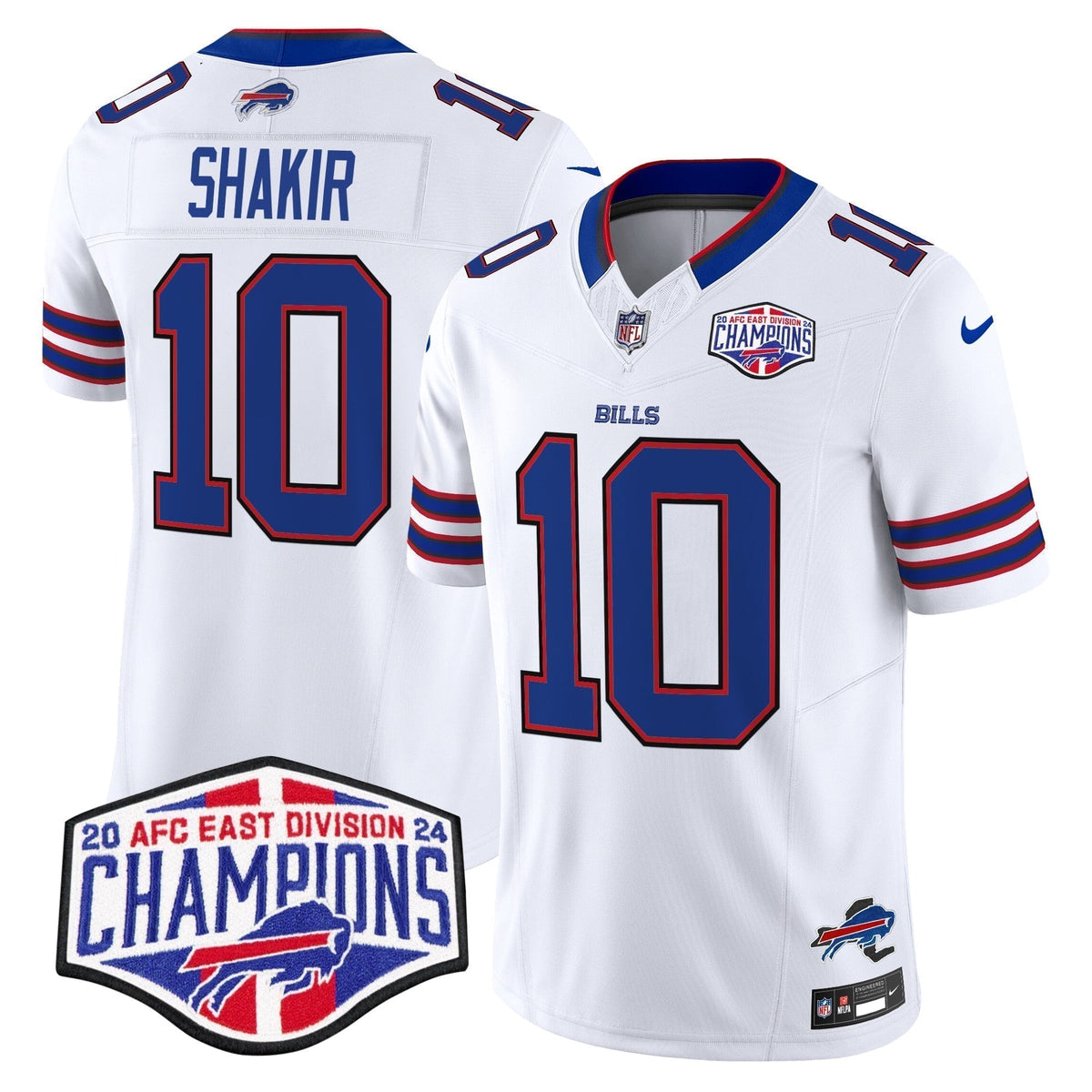 Bills 2024 AFC East Division Champions Vapor Limited Jersey - Stitched