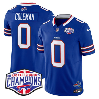 Bills 2024 AFC East Division Champions Vapor Limited Jersey - Stitched