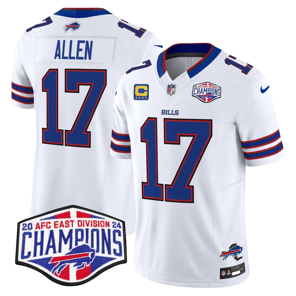 Bills 2024 AFC East Division Champions Vapor Limited Jersey - Stitched