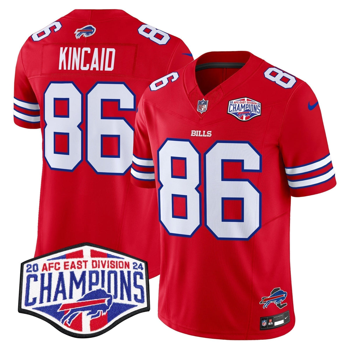 Bills 2024 AFC East Division Champions Vapor Limited Jersey - Stitched
