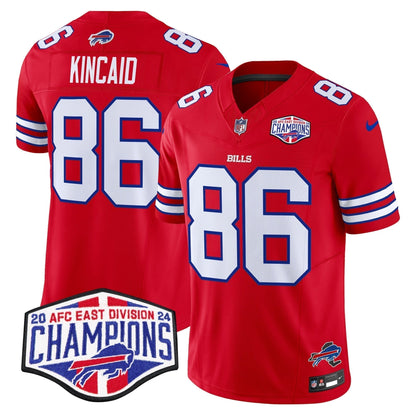 Bills 2024 AFC East Division Champions Vapor Limited Jersey - Stitched