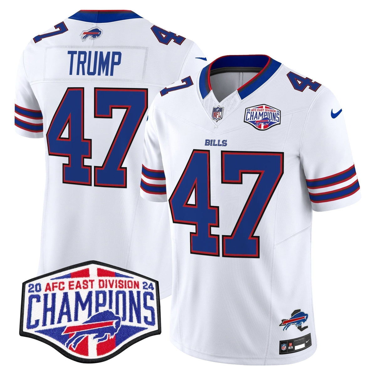 Bills 2024 AFC East Division Champions Vapor Limited Jersey - Stitched