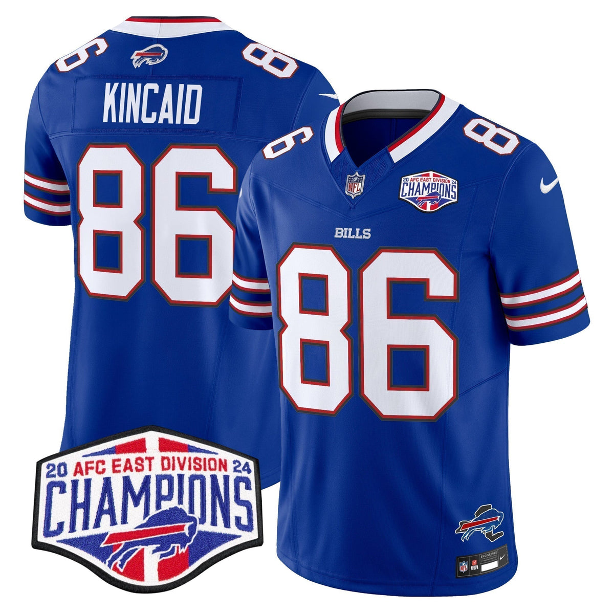 Bills 2024 AFC East Division Champions Vapor Limited Jersey - Stitched
