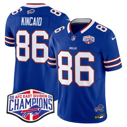 Bills 2024 AFC East Division Champions Vapor Limited Jersey - Stitched