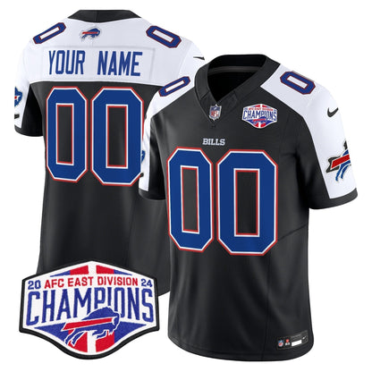 Bills 2024 AFC East Division Champions Vapor Limited Custom Jersey - Stitched