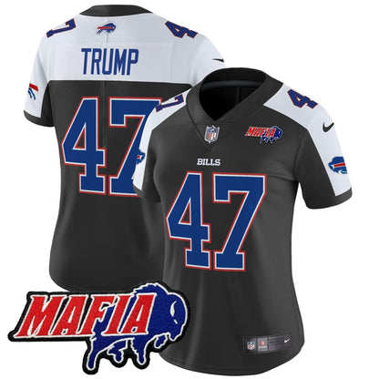 Women's BUF 2024 Bills Mafia Patch Vapor Limited Jersey - Stitched