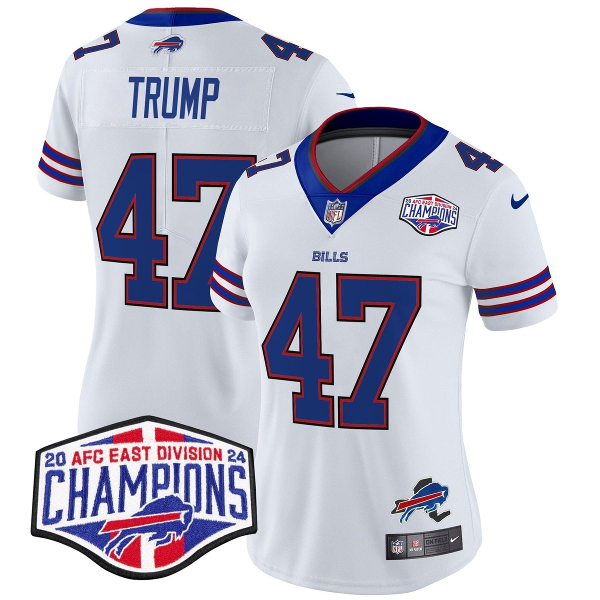 Women's Bills 2024 AFC East Division Champions Vapor Limited Jersey - Stitched