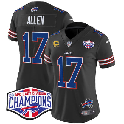 Women's Bills 2024 AFC East Division Champions Vapor Limited Jersey - Stitched