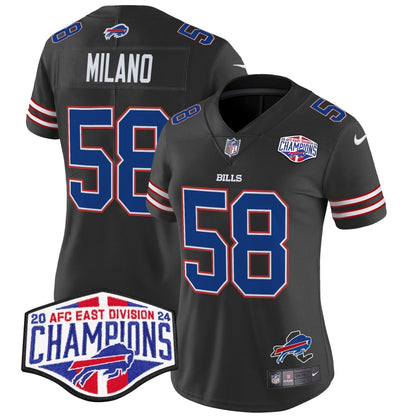 Women's Bills 2024 AFC East Division Champions Vapor Limited Jersey - Stitched