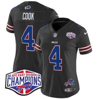 Women's Bills 2024 AFC East Division Champions Vapor Limited Jersey - Stitched