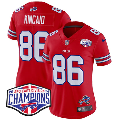 Women's Bills 2024 AFC East Division Champions Vapor Limited Jersey - Stitched