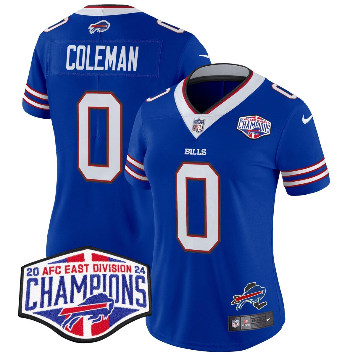 Women's Bills 2024 AFC East Division Champions Vapor Limited Jersey - Stitched