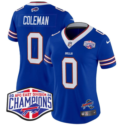 Women's Bills 2024 AFC East Division Champions Vapor Limited Jersey - Stitched
