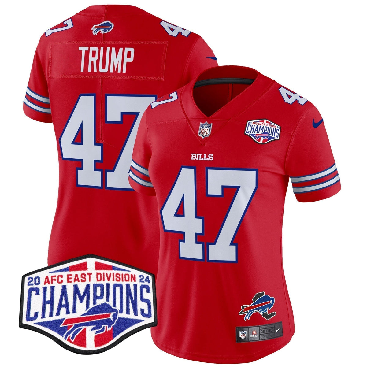 Women's Bills 2024 AFC East Division Champions Vapor Limited Jersey - Stitched