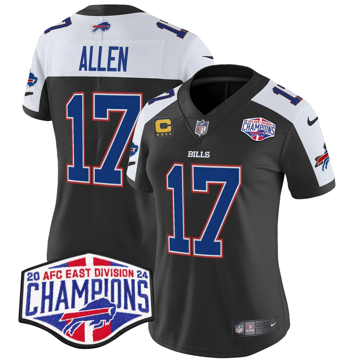 Women's Bills 2024 AFC East Division Champions Vapor Limited Jersey - Stitched