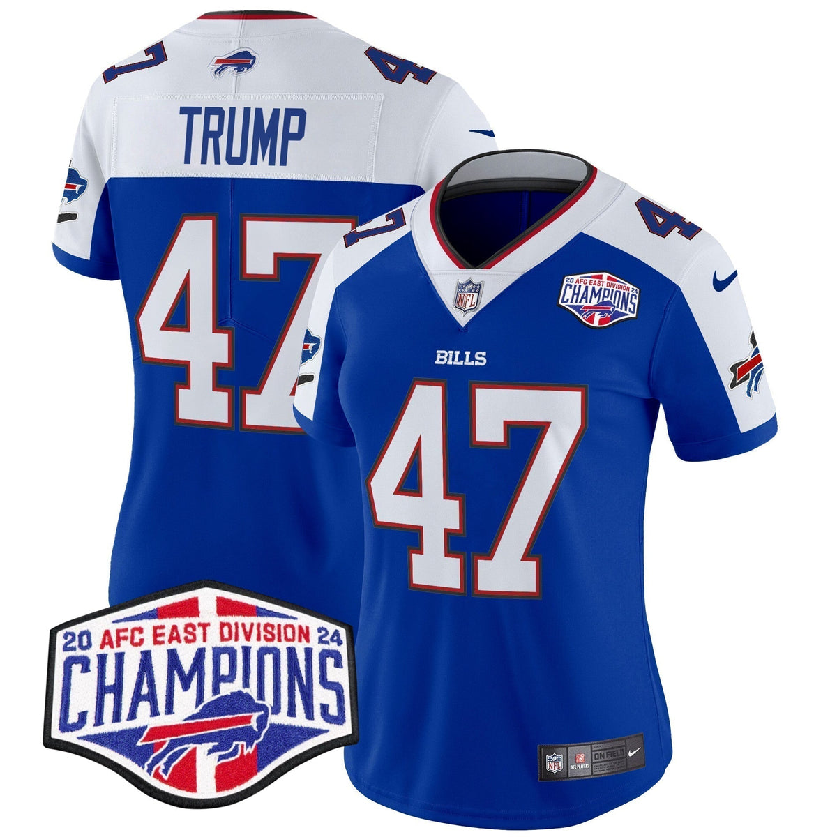 Women's Bills 2024 AFC East Division Champions Vapor Limited Jersey - Stitched