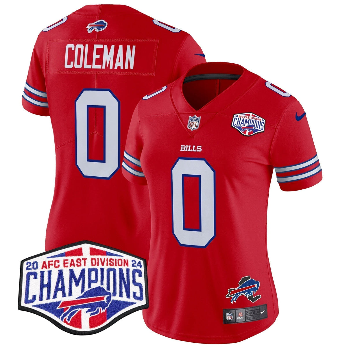 Women's Bills 2024 AFC East Division Champions Vapor Limited Jersey - Stitched