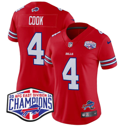 Women's Bills 2024 AFC East Division Champions Vapor Limited Jersey - Stitched