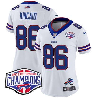 Women's Bills 2024 AFC East Division Champions Vapor Limited Jersey - Stitched