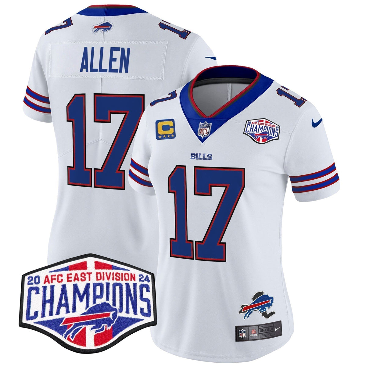 Women's Bills 2024 AFC East Division Champions Vapor Limited Jersey - Stitched