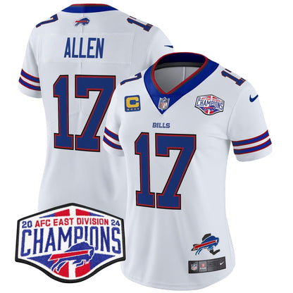 Women's Bills 2024 AFC East Division Champions Vapor Limited Jersey - Stitched