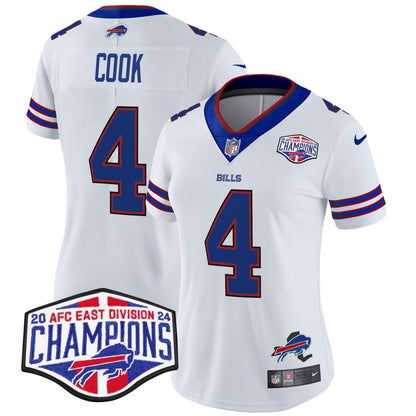 Women's Bills 2024 AFC East Division Champions Vapor Limited Jersey - Stitched
