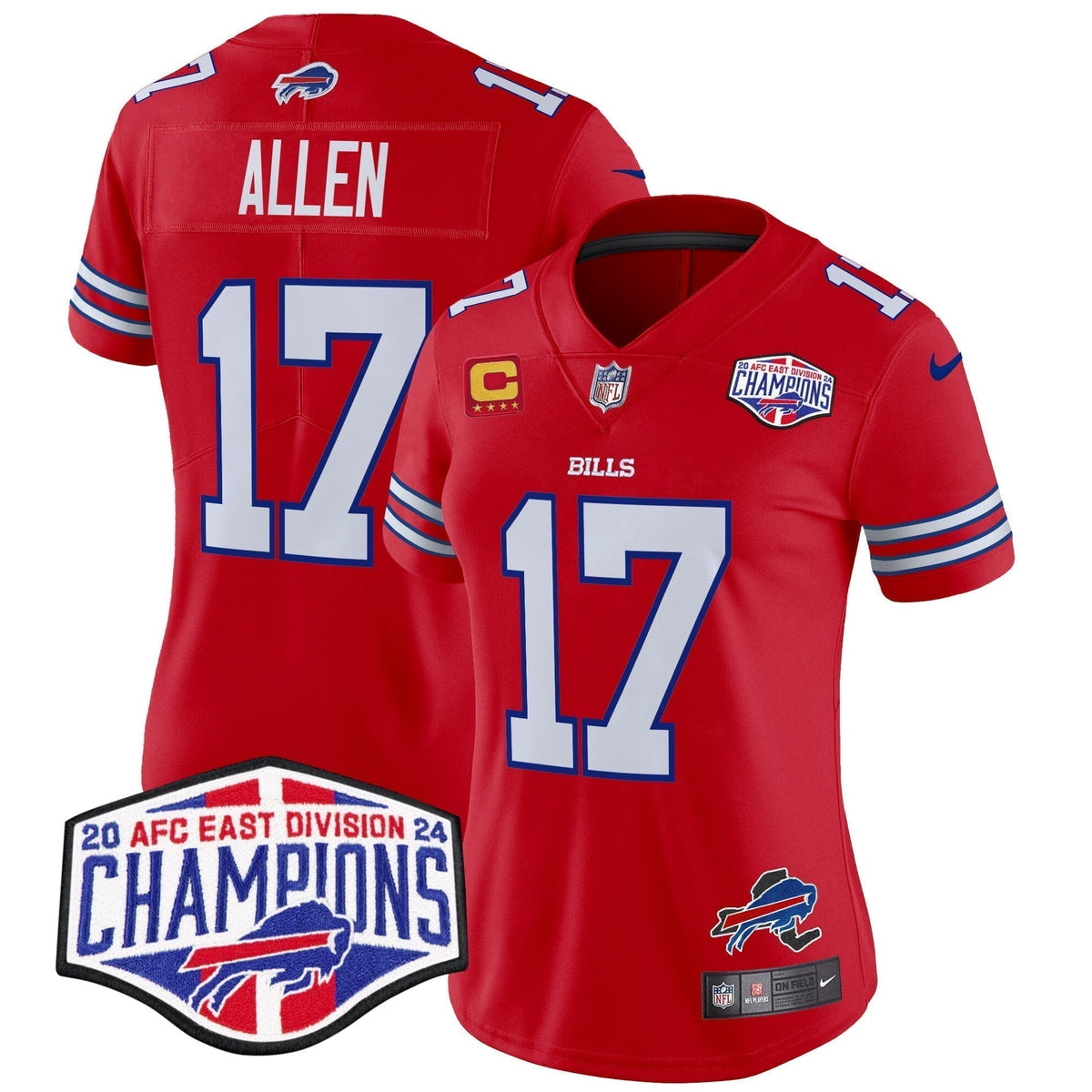 Women's Bills 2024 AFC East Division Champions Vapor Limited Jersey - Stitched