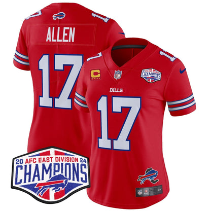 Women's Bills 2024 AFC East Division Champions Vapor Limited Jersey - Stitched
