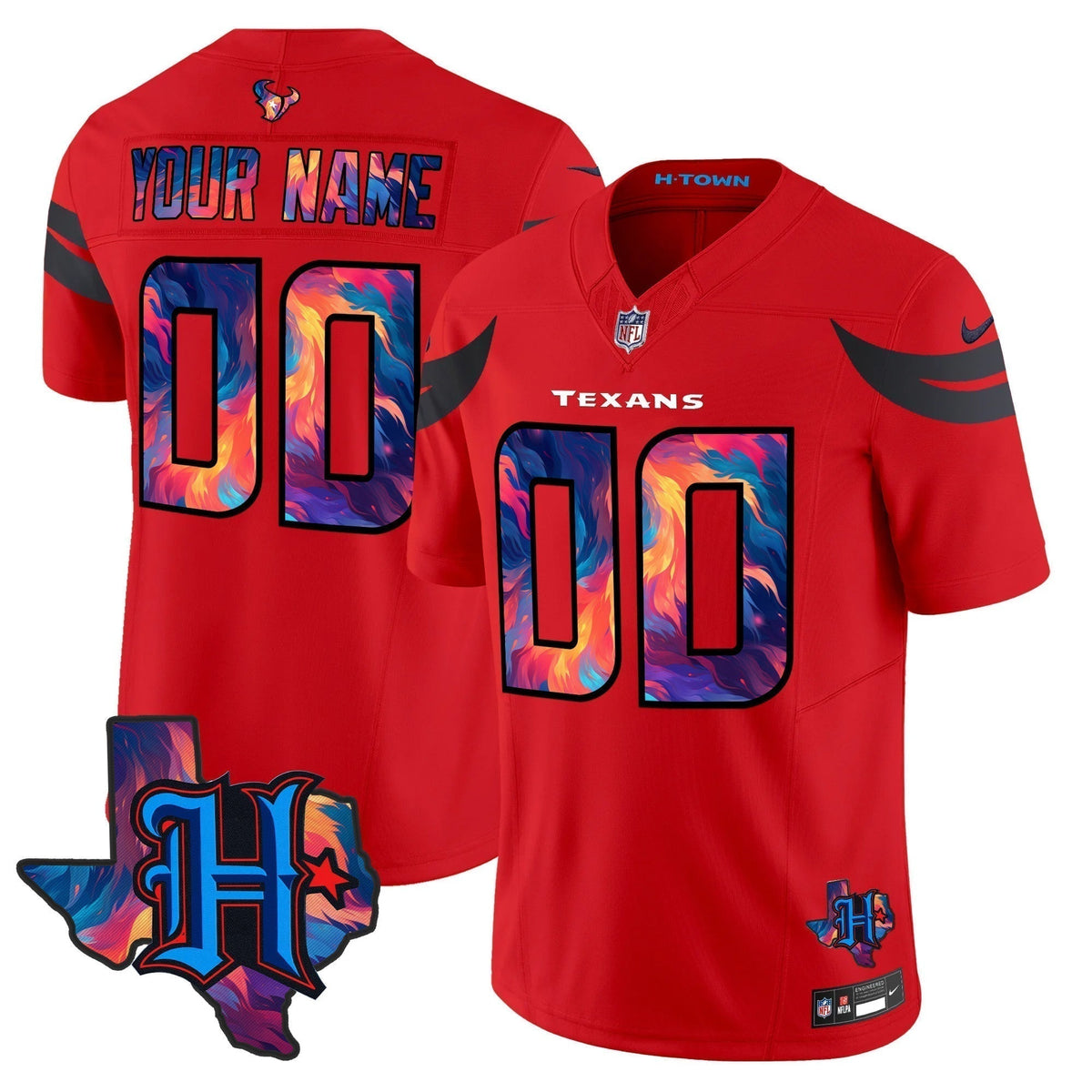HOU 2024 Special Vapor Limited Custom Jersey - Stitched
