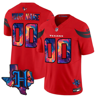 HOU 2024 Special Vapor Limited Custom Jersey - Stitched
