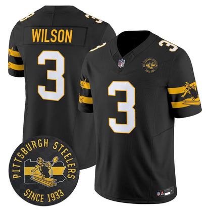 PIT Throwback 1933 Patch Vapor Limited Jersey - Stitched