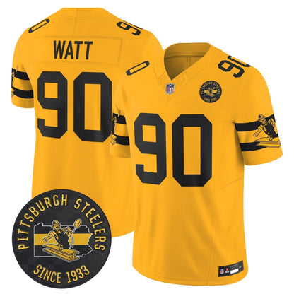 PIT Throwback 1933 Patch Vapor Limited Jersey - Stitched
