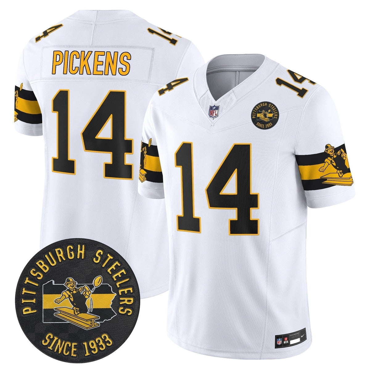 PIT Throwback 1933 Patch Vapor Limited Jersey - Stitched