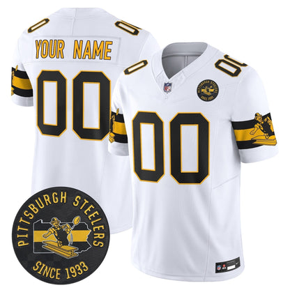 PIT Throwback 1933 Patch Vapor Limited Custom Jersey - Stitched