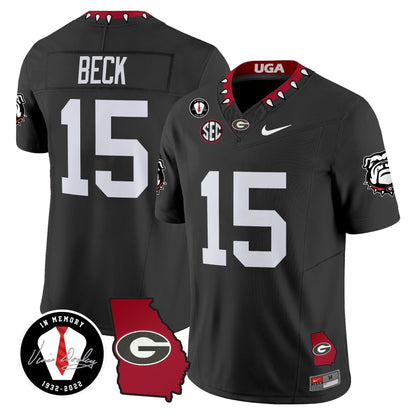 Men's Georgia Bulldogs 2024 Vapor Limited Jersey V5 - Georgia Map - All Stitched