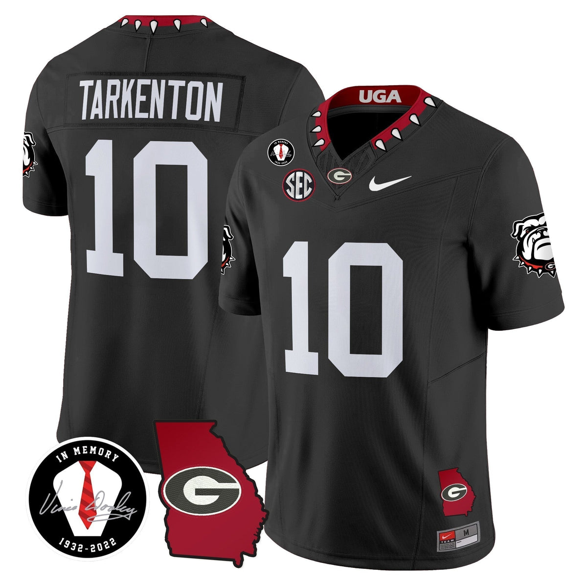 Men's Georgia Bulldogs 2024 Vapor Limited Jersey V5 - Georgia Map - All Stitched