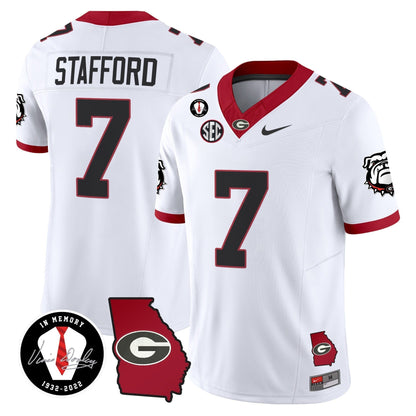 Men's Georgia Bulldogs 2024 Vapor Limited Jersey V5 - Georgia Map - All Stitched