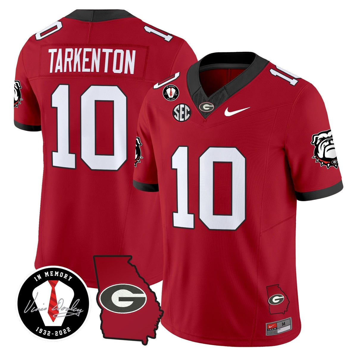 Men's Georgia Bulldogs 2024 Vapor Limited Jersey V5 - Georgia Map - All Stitched