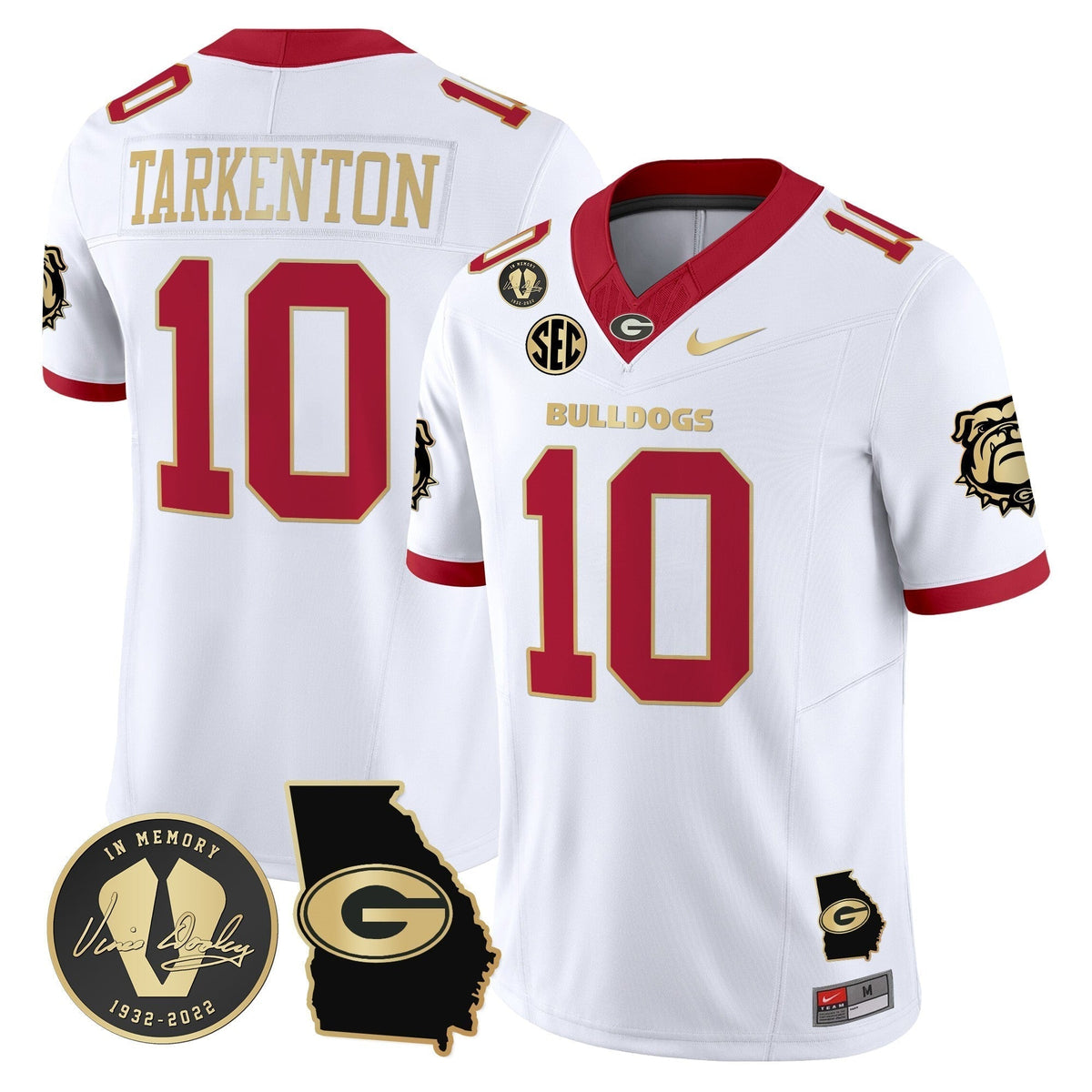 Men's Georgia Bulldogs 2024 Vapor Limited Jersey V5 - Georgia Map - All Stitched