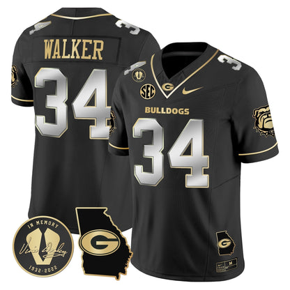 Men's Georgia Bulldogs 2024 Vapor Limited Jersey V5 - Georgia Map - All Stitched