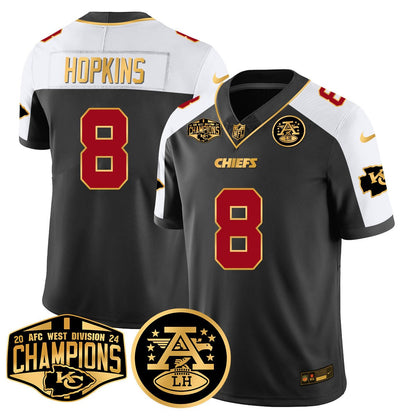 Chiefs 2024 AFC West Champs Jersey - Stitched