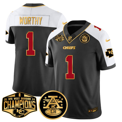 Chiefs 2024 AFC West Champs Jersey - Stitched
