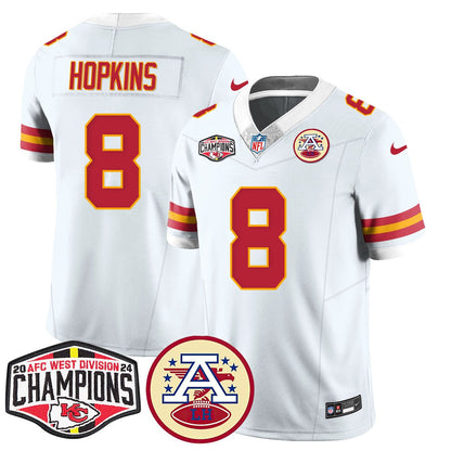 Chiefs 2024 AFC West Champs Jersey - Stitched