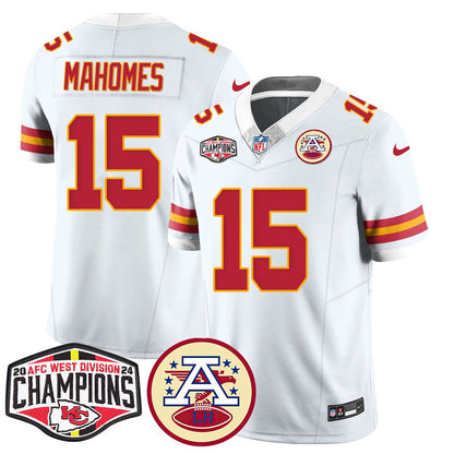 Chiefs 2024 AFC West Champs Jersey - Stitched
