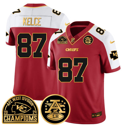 Chiefs 2024 AFC West Champs Jersey - Stitched