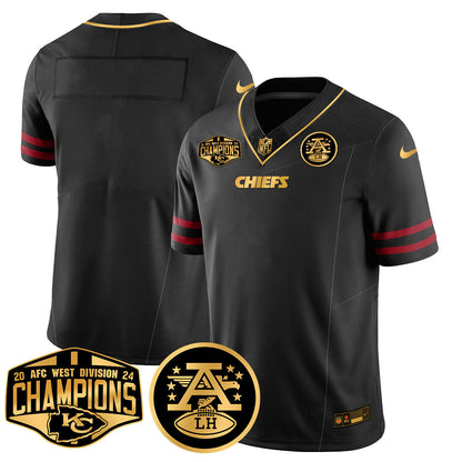 Chiefs 2024 AFC West Champs Jersey - Stitched