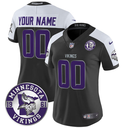 Minnesota Vikings 2024 Vapor Limited Custom Jersey - Est. 1961 Patch - All Stitched