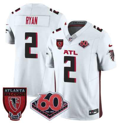 Men's Atlanta Falcons 60th Season Vapor Limited Jersey - All Stitched