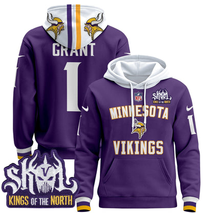Men's Minnesota Vikings 2024 Pullover Hoodie V4 - All Stitched