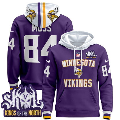 Men's Minnesota Vikings 2024 Pullover Hoodie V4 - All Stitched